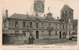 Delcampe - FAVIERES: Mairie Et écoles - Très Bon état - Faremoutiers