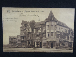Delcampe - Coxyde-Bains L'Agence Romain Et La Poste - Koksijde