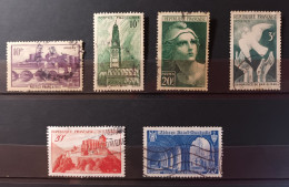 Delcampe - Année 1941-49 : 6 Timbres Oblitérés - Qualité Moyenne (499-567-730-761-841A-842) - Gebraucht