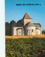 Delcampe - 16  LICHERES L'église Charente  33 (scan Recto-verso)MA2280 - Mansle