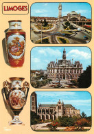 Delcampe - LIMOGES Multivue Capitale De La Porcelaine 20  (scan Recto-verso)MA2278Ter - Limoges