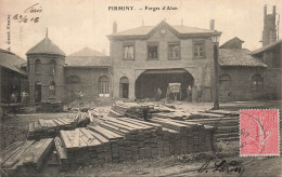 Delcampe - FRANCE - Firminy - Forges Alais - Planches - Industrie - Cour - Animé - CPA - Firminy