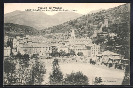 Delcampe - CPA Vallée Du Verdon, Castellane, Vue Générale, Altitude 722 M - Castellane