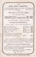 Delcampe - GRIMBERGEN Abbaye DE BIE Sebastianus Chanoine Régulier Circator  1824-1879 Ordre De Prémontré - Todesanzeige