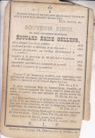Delcampe - Aumônier Militaire Louvain GELLENS Edouard Kessel-Lo 1838 - Louvain 1890 DP Vicaire St Michel Leuven DP - Todesanzeige