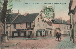 Delcampe - FRANCE - Neuville - Carrefour - Rue Du Pont - Café Coin Du Pont - épicerie - CPA - Neuville-sur-Oise