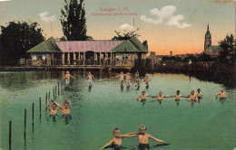 Delcampe - ALLEMAGNE - Langen I H - Städlisches Schwimmbad - Colorisé - 1919 - CPA - Langen