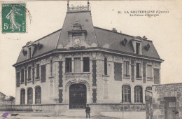 Delcampe - CPA (23)la SOUTERRAINE La Caisse D Epargne - La Souterraine