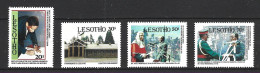 Delcampe - LESOTHO. N°1128-31 De 1994. Retour De La Démocratie. - Lesotho (1966-...)