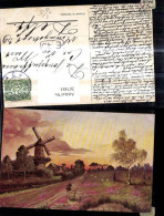 Delcampe - 267483,Künstler Ak Windmühle Landschaft - Otros & Sin Clasificación