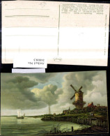 Delcampe - 268083,Künstler Ak Jacob Van Ruisdael Windmühle Am Wasser Segelboot Boot Landschaft Pub Stengel Co 29104 - Otros & Sin Clasificación