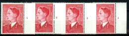 Delcampe - 1075P5 ** - 100F Koning Boudewijn - Polyvalent - Plnr 1/4 - MNH - 1971-1980