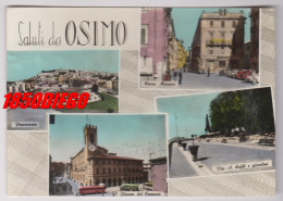 Delcampe - SALUTI DA OSIMO - MULTIVEDUTE F/GRANDE VIAGGIATA 1963 ANIMAZIONE - Ancona
