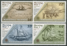Delcampe - Marshall-Inseln 1985 Weihnachten Missionarschiff Morning Star 58/61 Postfrisch - Marshallinseln