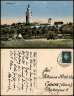 Delcampe - Ansichtskarte Friedberg (Hessen) Panorama-Ansicht Mit Turm-Gebäude 1931 - Friedberg