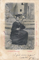 Delcampe - SCANNO-L'AQUILA-COSTUME- CARTOLINA VIAGGIATA NEL 1902 - L'Aquila