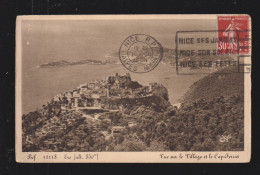 Delcampe - 06 - 12118 - Eze - Vue Sur Le Village Et Le Cap-Ferrat - CAP - 1938 - Eze