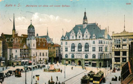 Delcampe - Halle Saale Marktplatz Mit Rathaus - Halle (Saale)