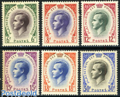 Delcampe - Monaco 1955 Definitives 6v, Unused (hinged) - Unused Stamps