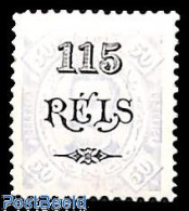 Delcampe - Angola 1902 115R On 50R, Congo, Stamp Out Of Set, Unused (hinged) - Angola