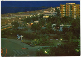 Delcampe - °°° Cartolina N. 2047 - Rimini Veduta Della Spiaggia Notturno Viaggiata °°° - Rimini