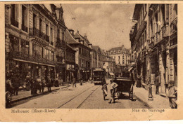Delcampe - Mulhouse Rue Du Sauvage - Mulhouse