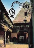 Delcampe - 68 RIQUEWIHR COUR DES CIGOGNES - Riquewihr