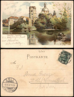 Delcampe - Ansichtskarte Mannheim Künstlerkarte Stadtpark 1902 - Mannheim