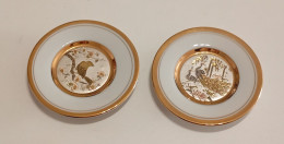 Delcampe - BONITO JUEGO DE 2 PLATILLOS DECORATIVOS DE PORCELANA JAPONESA,ART CHOKIN, VINTAGE DE LOS AÑOS 70-80, HECHO EN JAPON - Oriental Art