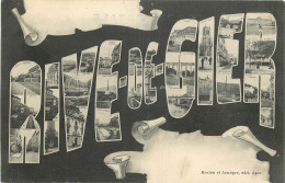Delcampe - 42   RIVE DE GIER  CP Souvenir - Rive De Gier