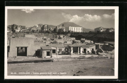 Delcampe - Cartolina Ercolano, Veduta Generale Degli Scavi E Vesuvio - Ercolano