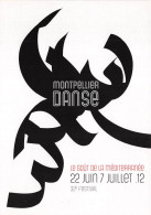 Delcampe - MONTPELLIER DANSE Juillet 2012 13(scan Recto-verso) MB2318 - Werbepostkarten