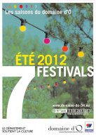 Delcampe - Les Saisons Du Domaine D O Herault Ete 2012 12(scan Recto-verso) MB2318 - Werbepostkarten