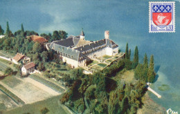 Delcampe - Abbaye D'Hautecombe - Vue Aérienne - Le Bourget Du Lac