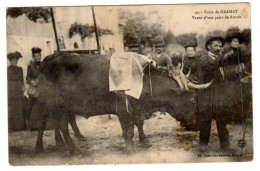 Delcampe - CPA Gramat Lot 46 Foire Aux Bestiaux Vente D'une Paire De Boeufs Maquignon Animée éditeur Nouvelles Galeries N°22 - Gramat
