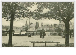 Delcampe - 50.CHERBOURG.LA PLACE DIVETTE.FETE FORAINE - Cherbourg