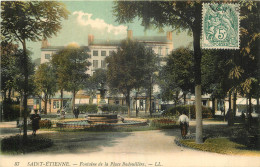 Delcampe - 42 - SAINT ETIENNE -  FONTAINE DE LA PLACE BADOUILLERE - Saint Etienne