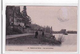 Delcampe - SAMOIS-sur-SEINE : Vue Sur La Seine - Etat - Samois