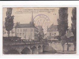 Delcampe - MELUN : "L'Aéro-Stable" Moreau Frères Survolant La Ville - état - Melun