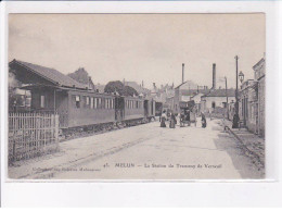 Delcampe - MELUN: La Station Du Tramway De Verneuil - Très Bon état - Melun