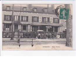 Delcampe - NEMOURS: Hôtel Mallet - état - Nemours