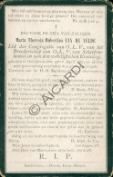 Delcampe - Bidprentje  Maria Van De Velde °1887 Oelegem †1908 (K1904) - Todesanzeige