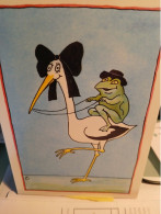 Delcampe - Tomi Ungerer La Cigogne Et Le Crapaud Verte - Ungerer