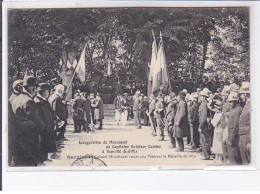 Delcampe - NANGIS: Aviation Inauguration Du Monument Du Capitaine Aviateur Camine Colonel Hirschauer Remet Médaille - Très Bon état - Nangis