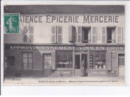Delcampe - REBAIS: Maison D'approvisionnement Général H. Naret, épicerie, Mercerie - Très Bon état - Rebais