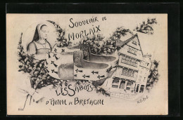 Delcampe - CPA Morlaix, Les Sabots D`Anne De Bretagne, Schuhmacher - Morlaix