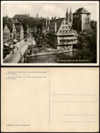 Delcampe - Nürnberg Maxbrücke, 1853 Erbaut Mit Wundervollem Ausblick Auf Die Pegnitz. 1936 - Nuernberg
