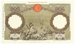 Delcampe - 100 LIRE CAPRANESI AQUILA ROMANA TESTINA FASCIO L'AQUILA 28/08/1942 SPL/SPL+ - Andere