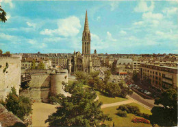Delcampe - Carte Postale - 14 - Caen - Eglise Saint-Pierre Et Remparts Du Vieux Château - CPM - Voir Scans Recto-Verso - Poscard - - Caen
