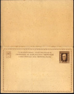 Delcampe - 1930-ca.-Cecoslovacchia Cartolina Postale Doppia 1,20 K. - Sonstige & Ohne Zuordnung